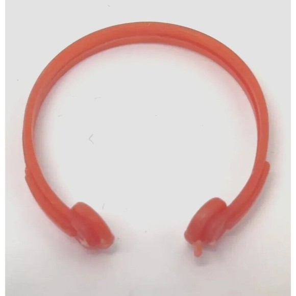 Vintage Barbie 1980s Red Headphones Replacement Doll Accessory Cordless Earphone - Picture 1 of 2